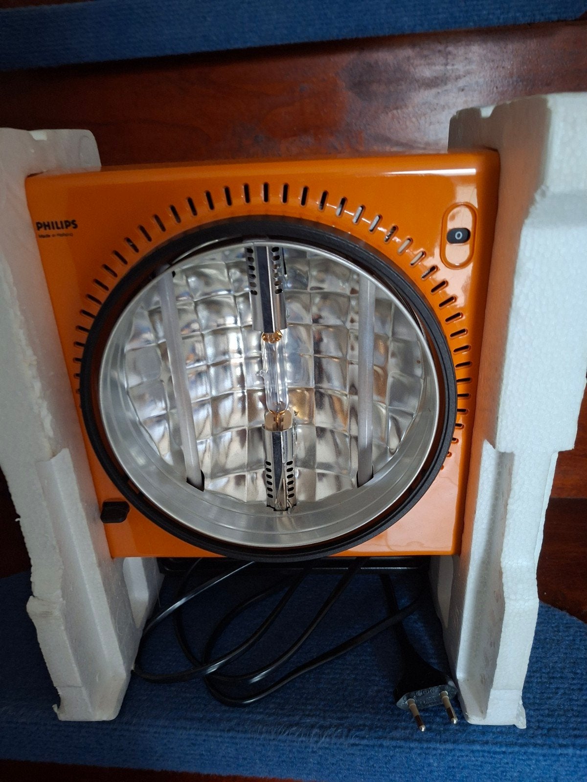 Philips vintage warmte en uv lamp, Verzenden, Gebruikt, Gezichtsbruiner, Minder dan 10 lampen