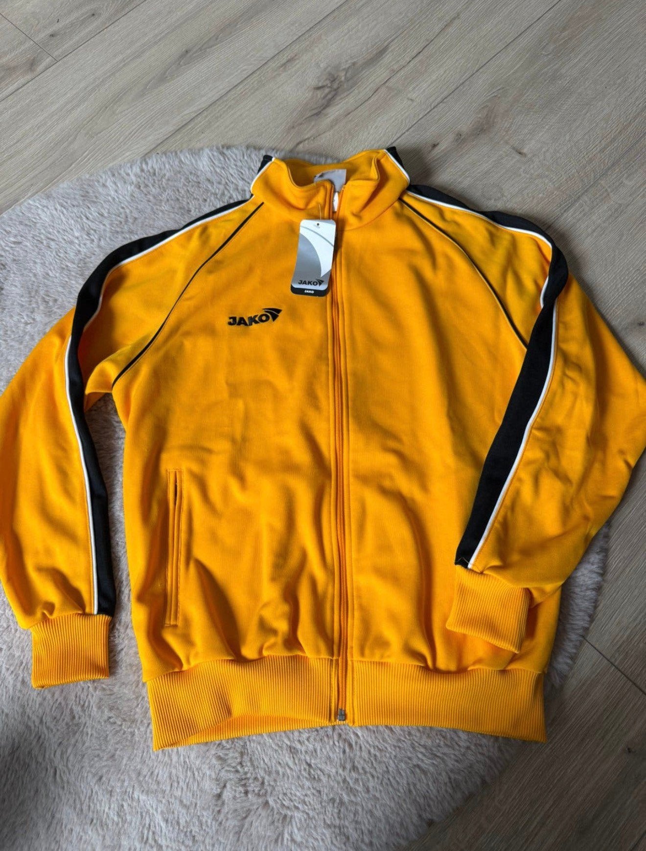 Jako geel trainingsjasje maat S, Kleding | Heren, Sportkleding, Ophalen of Verzenden, Nieuw, Geel, Voetbal