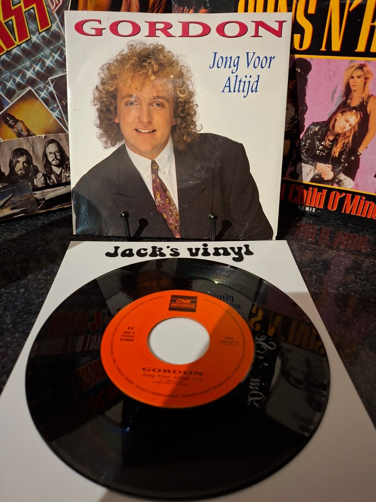 Gordon - Jong Voor Altijd (Vinyl Single)  1992, Cd's en Dvd's, 7 inch, Ophalen of Verzenden, Zo goed als nieuw, Pop