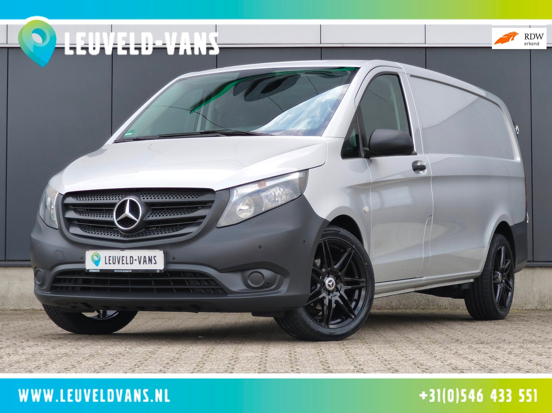 Mercedes-Benz Vito 114CDI AUTOMAAT LANG TREKHAAK CRUISE M-BU, Automaat, Gebruikt, Zwart, 4 cilinders