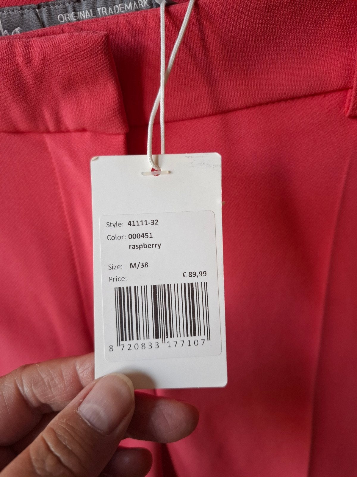 Geisha frambooskleurige broek maat: M/38, Maat 38/40 (M), Postbus 100, 5100 AC Dongen, Nederland, Nieuw, Ophalen of Verzenden