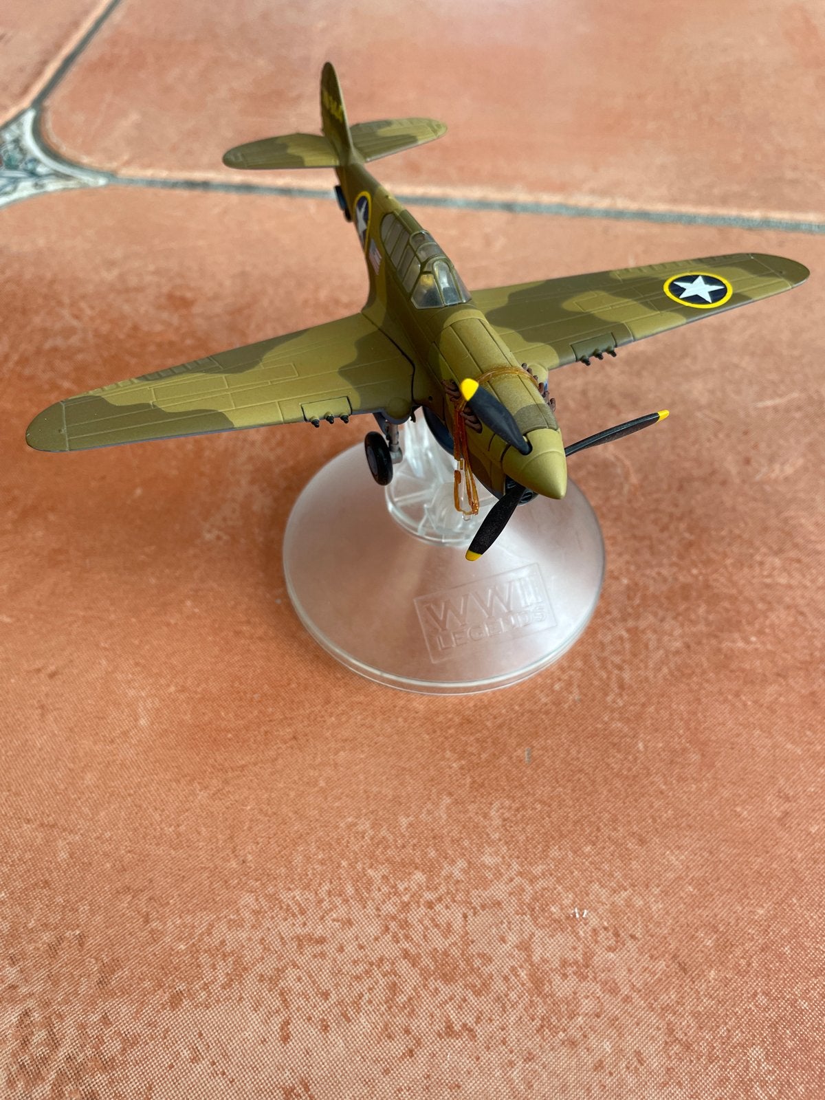 P-40 Warhawk Modelvliegtuig - WWII Legends, Overige merken, 1:72 tot 1:144, Ophalen of Verzenden, Zo goed als nieuw