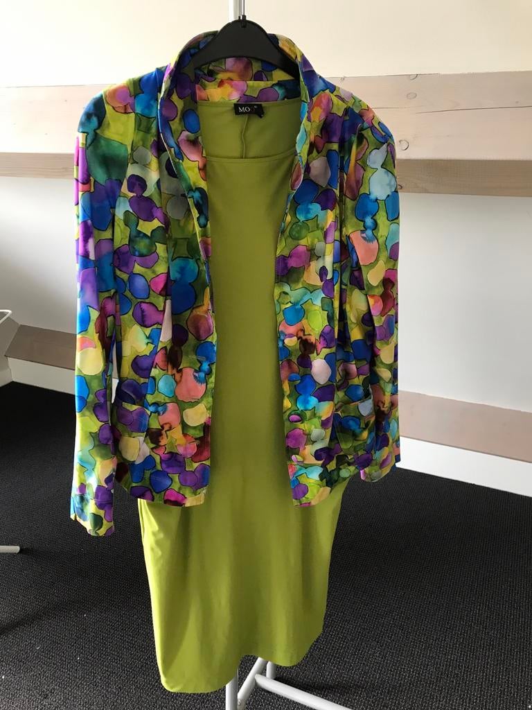 MoQ Blazer en jurk maat 38, Ophalen of Verzenden, Zo goed als nieuw, Maat 38/40 (M)