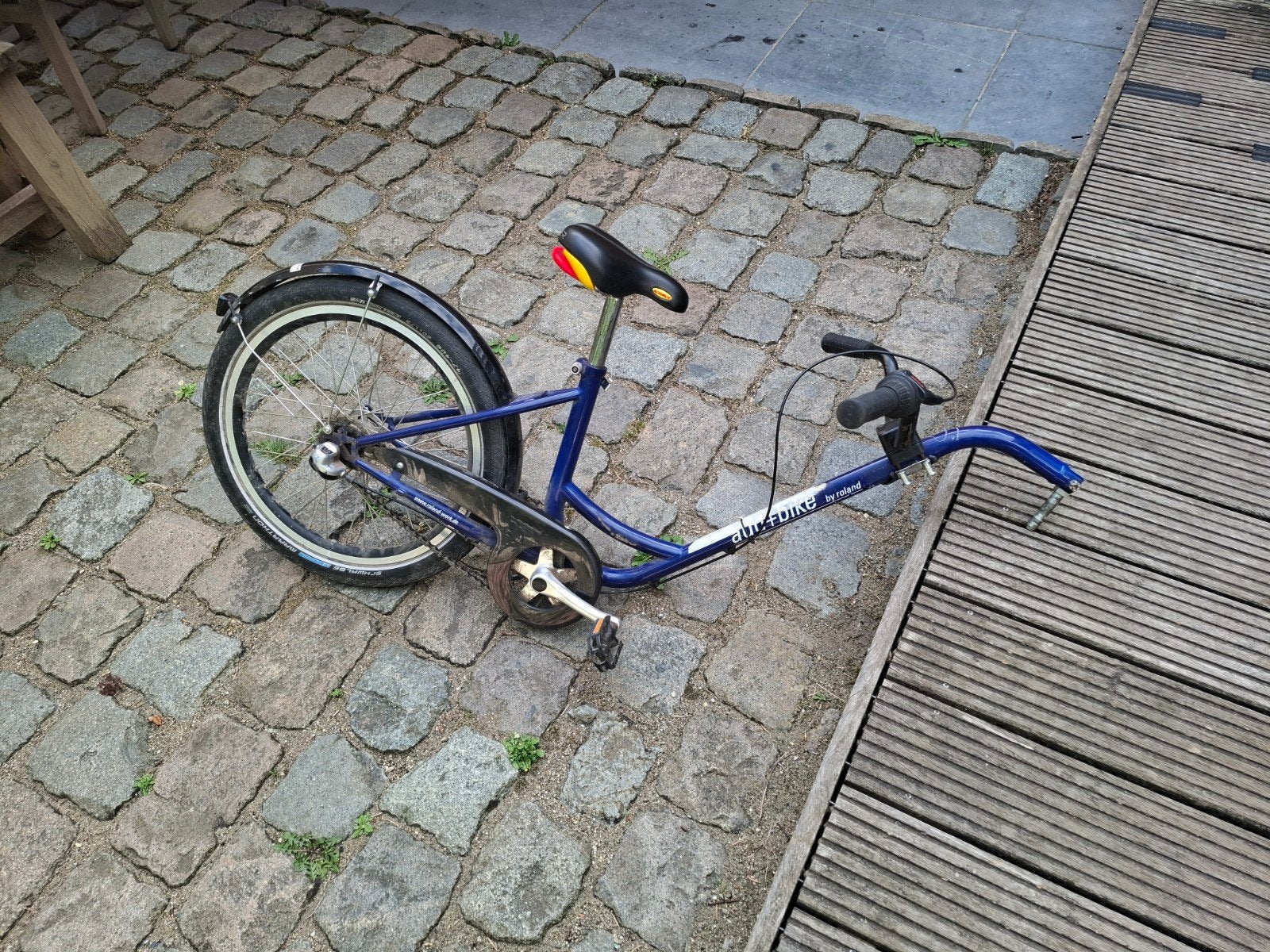 Roland add+bike aanhangfiets / meefiets, compleet met koppel, Ophalen of Verzenden, Gebruikt, Aanhangfiets
