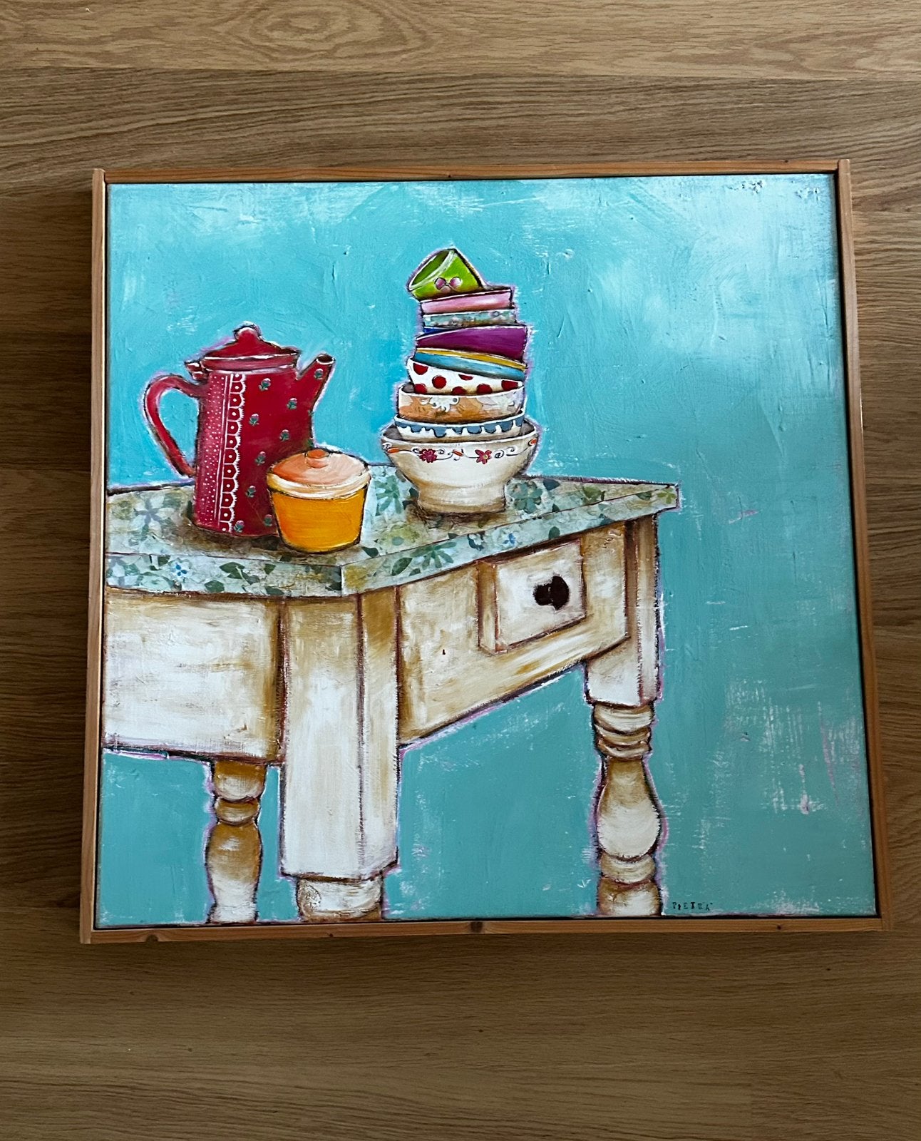 ORGINEEL SCHILDERIJ PIETRA PIET, Ophalen, Stilleven