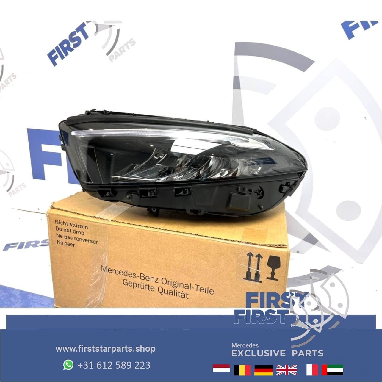 A1779065104 W177 FACELIFT A35 A45 AMG HALF LED KOPLAMP LINKS, Gebruikt, -, Ophalen of Verzenden, -