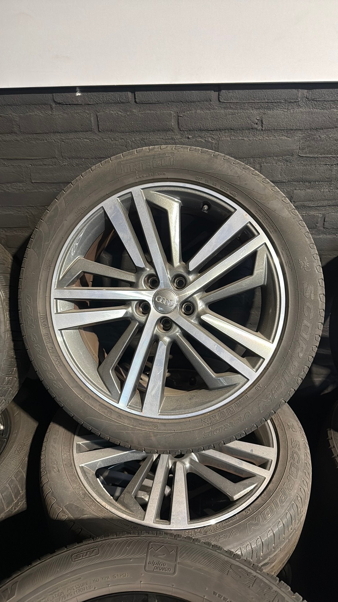 Audi Q5 origineel 20”, Ophalen, 255 mm, Band(en), 20 inch