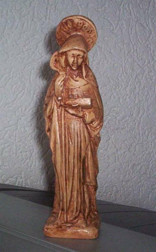 1 religie beeld aldegonda ongeveer 22,5 cm, Ophalen