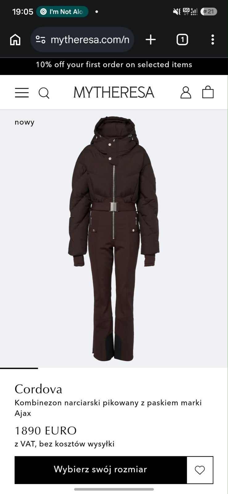 Nieuw Cordova Ajax Ski Suit – Size M, Ophalen of Verzenden, Nieuw, Maat 38/40 (M), Pak