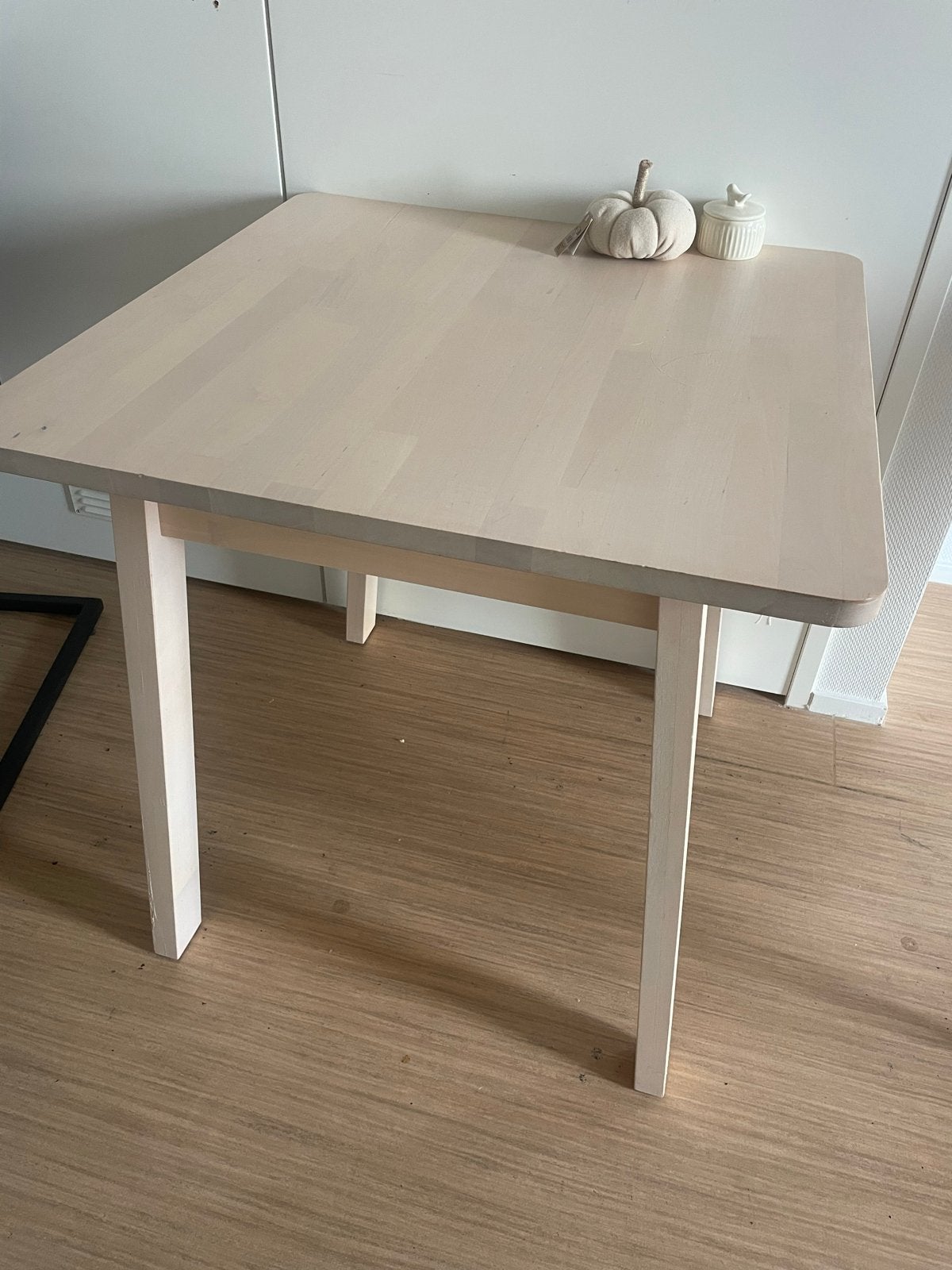 Ikea Norraker tafel, Ophalen, Gebruikt, 100 tot 150 cm, Vierkant
