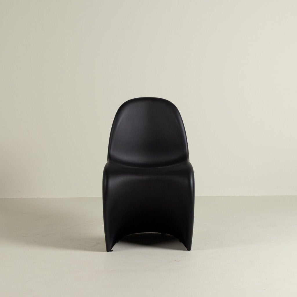 Vitra Panton Stoel Zwart Kunststof, Vitra, Zo goed als nieuw, Niet ingevuld, Niet ingevuld