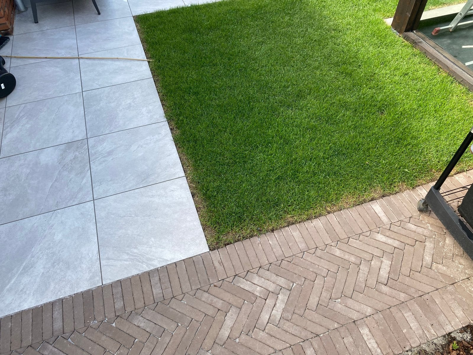 Kera Slate greige tegels 60cm x 60 cm  / waaltjes Triton 6cm, Ophalen, Nieuw, 10 m² of meer, Beton