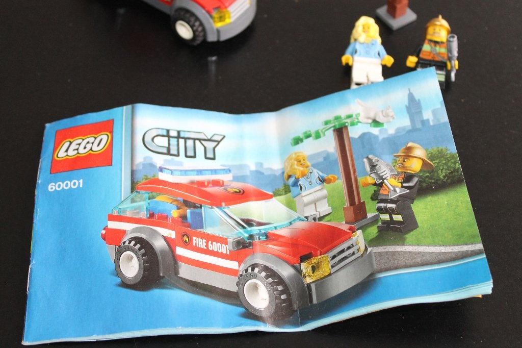 lego city brandweercommandant 60001, Compleet, City, Lego, Ophalen of Verzenden