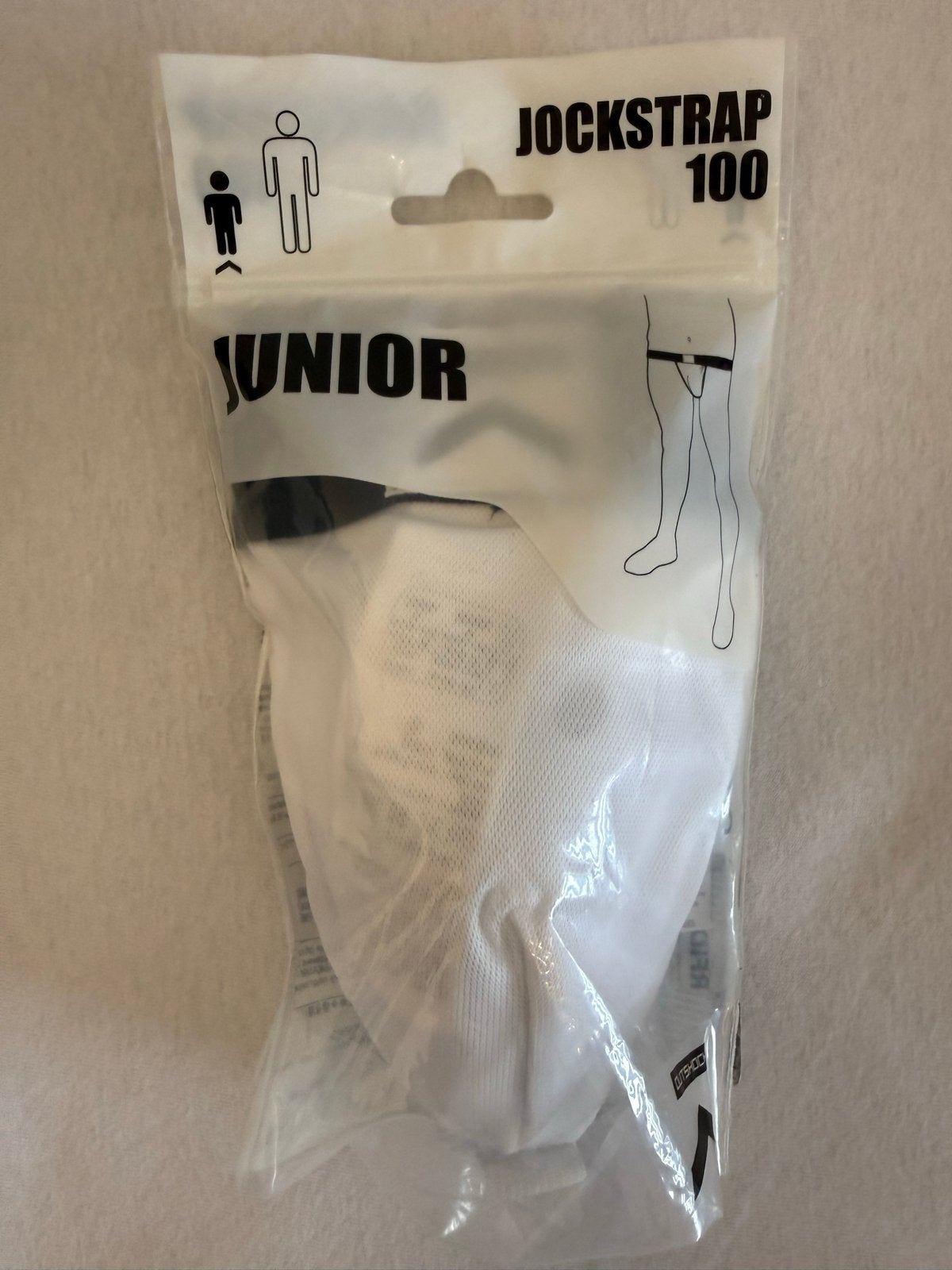Niuewe Ongeopende Decathlon Jockstrap 100 Junior Wit, Kleding | Heren, Ophalen of Verzenden, Wit, Overige typen
