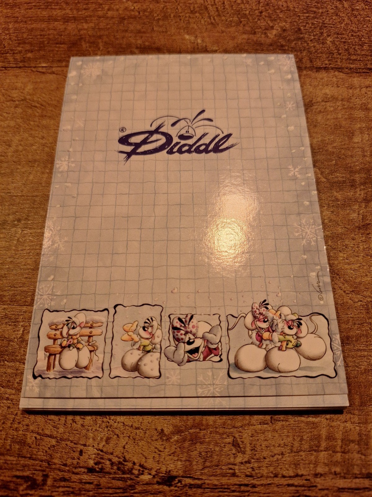 Diddl A6 blok nr 171 met 22 blaadjes en 4 losse, Ophalen of Verzenden, Diddl, Gebruikt, Papier, Kaart of Schrift