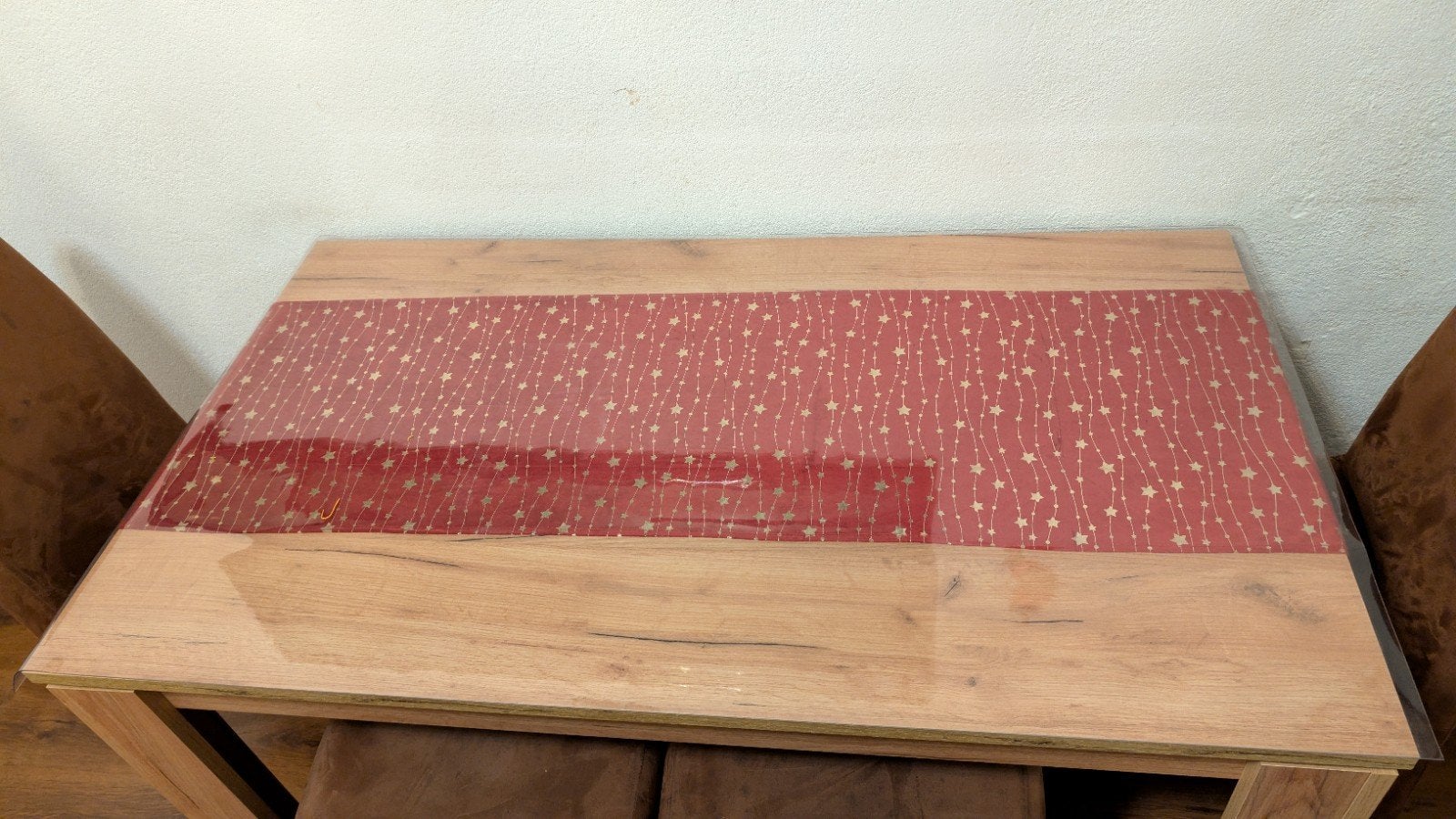 Eettafel met 4 stoelen - 140x80 cm, Huis en Inrichting, Ophalen, Gebruikt, 100 tot 150 cm, 50 tot 100 cm