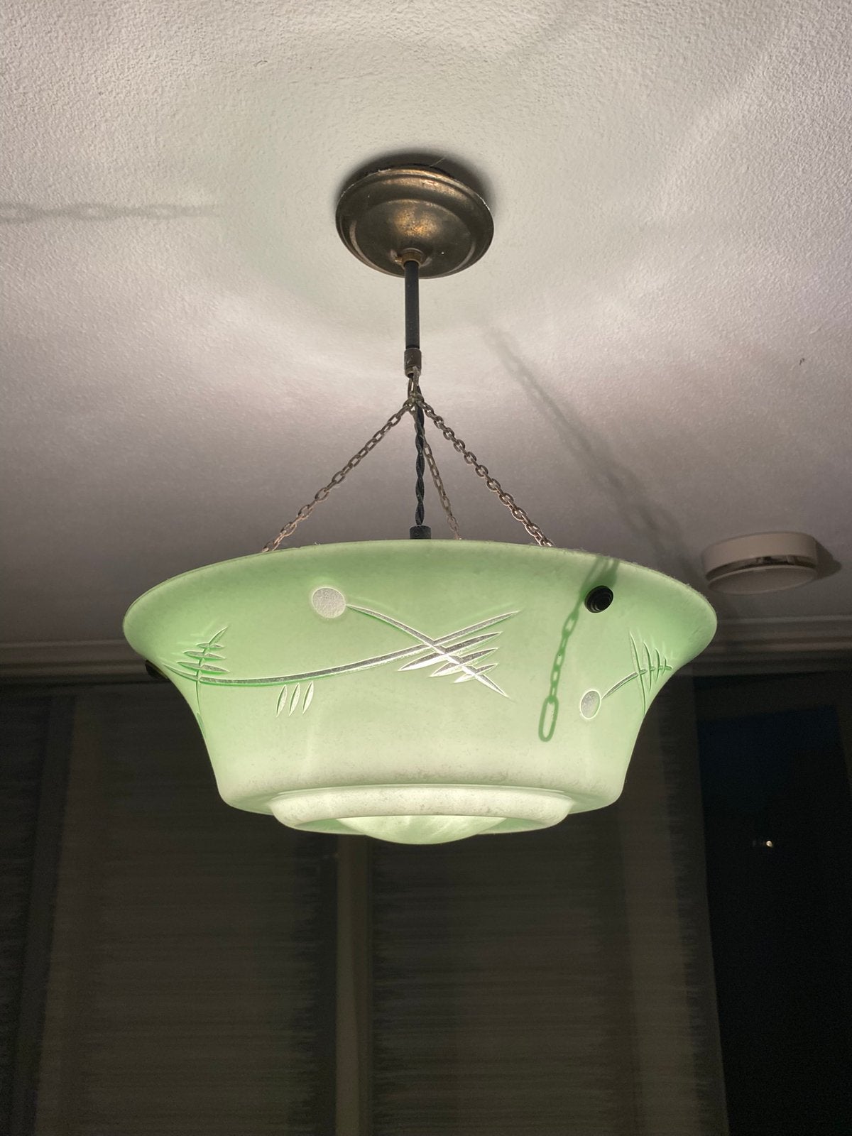 Vintage hanglamp, Ophalen