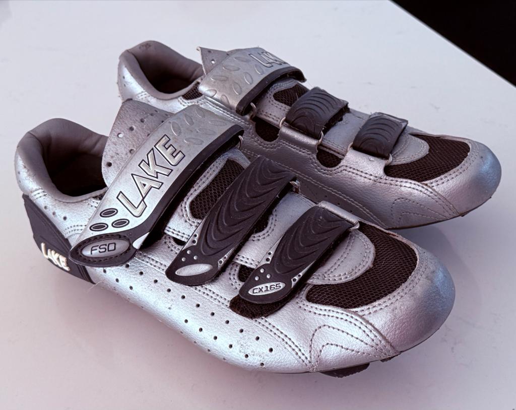 Lake CX165 FSO fietsschoenen - Maat 46,  leer, textiel, etc, Gebruikt, Minder dan 49 cm, Meer dan 20 versnellingen, Ophalen