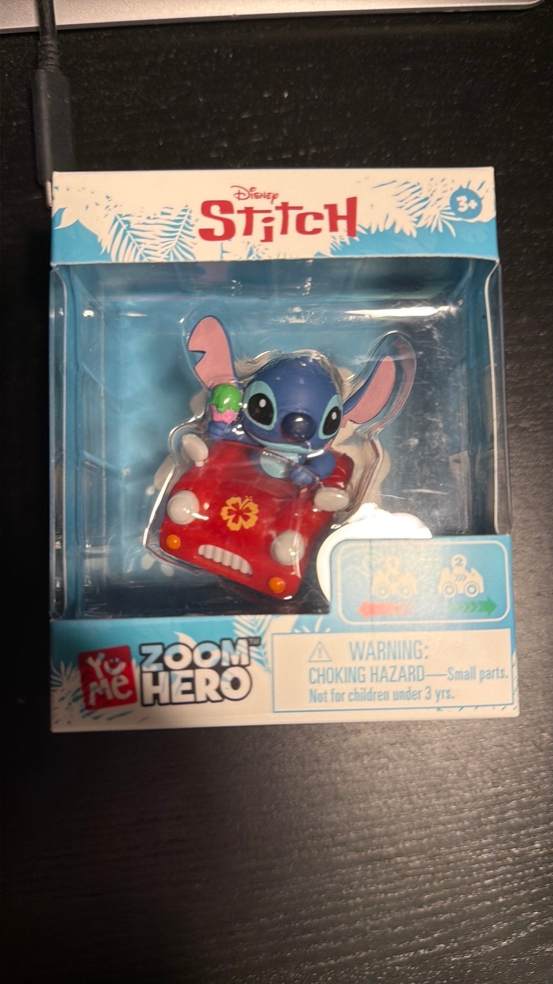 Disney Stitch Pull Back Car #3, Ophalen, Nieuw