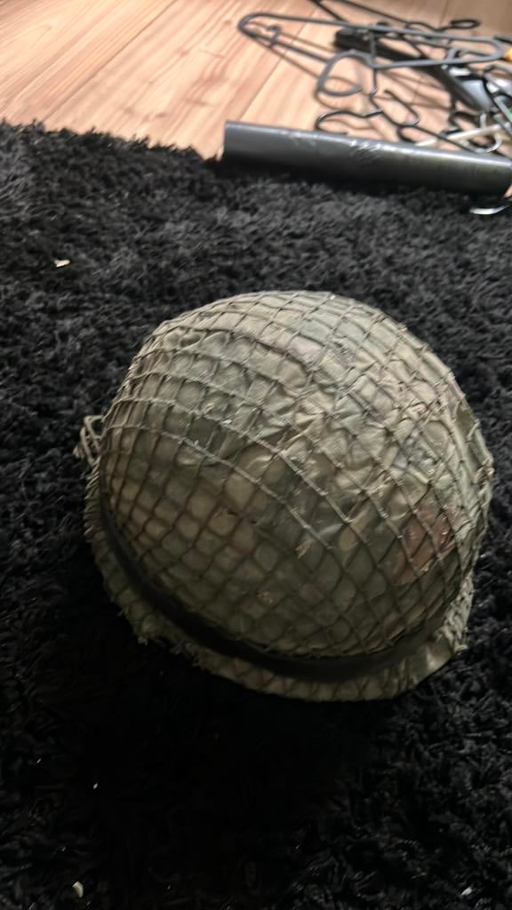 Leger helm, Ophalen, Zo goed als nieuw