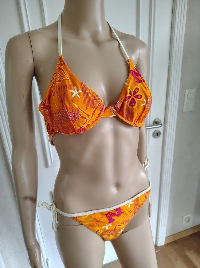 gloed nieuwe sexy bikini, Kleding | Dames, Badmode en Zwemkleding, Nieuw, Bikini, Oranje, Verzenden