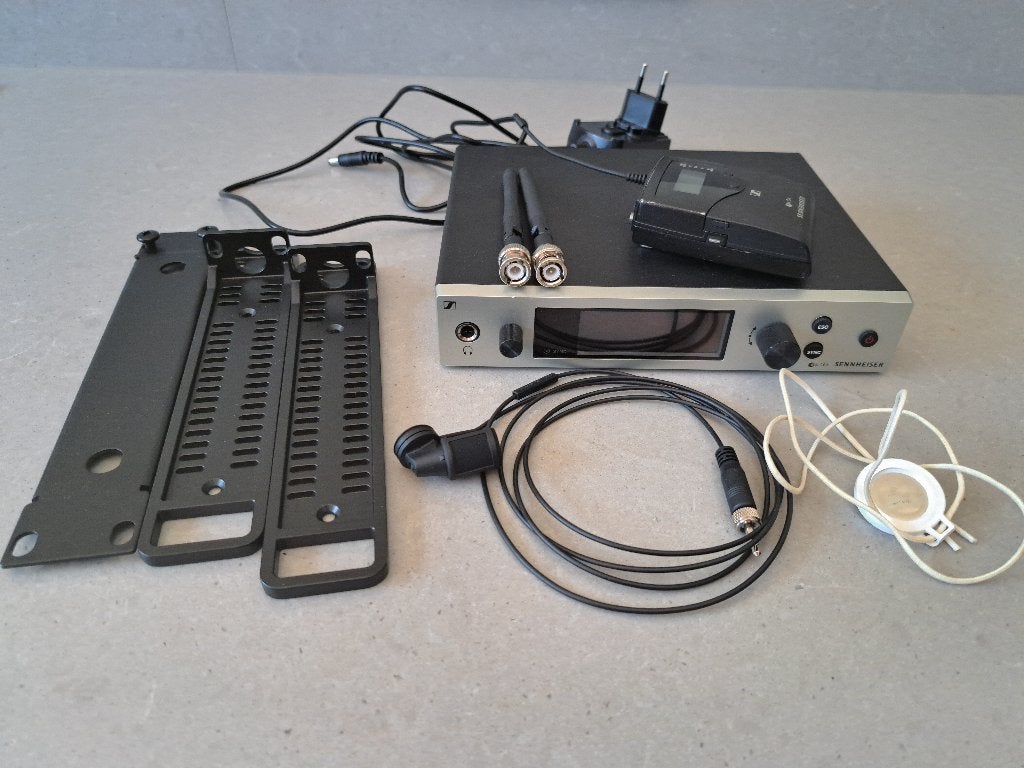 Sennheiser draadloze dasspeldmicrofoon EW500G4 (Bw) / MKE40, Muziek en Instrumenten, Microfoons, Ophalen of Verzenden, Gebruikt