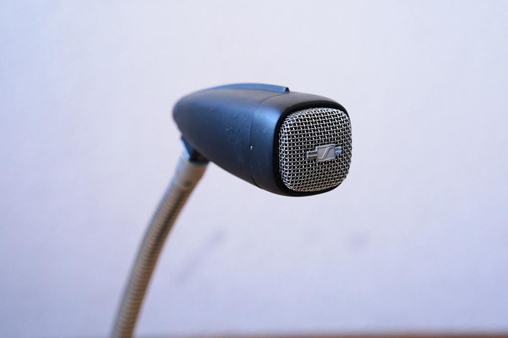 Sennheiser MD-21 U, Ophalen of Verzenden, Zo goed als nieuw, Studiomicrofoon
