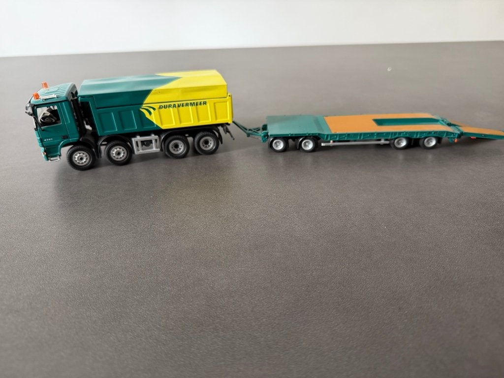 Dura Vermeer Nooteboom ASD-40-22 dieplader/ Mercedes Actros, Ophalen of Verzenden, Zo goed als nieuw, Overige typen, NZG