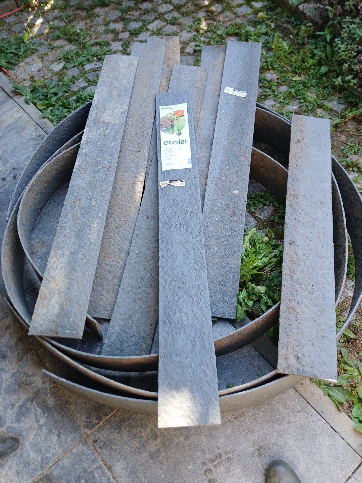 te koop gebruikte ECOLAT tuin- en vijverafboording, Ophalen, Gebruikt