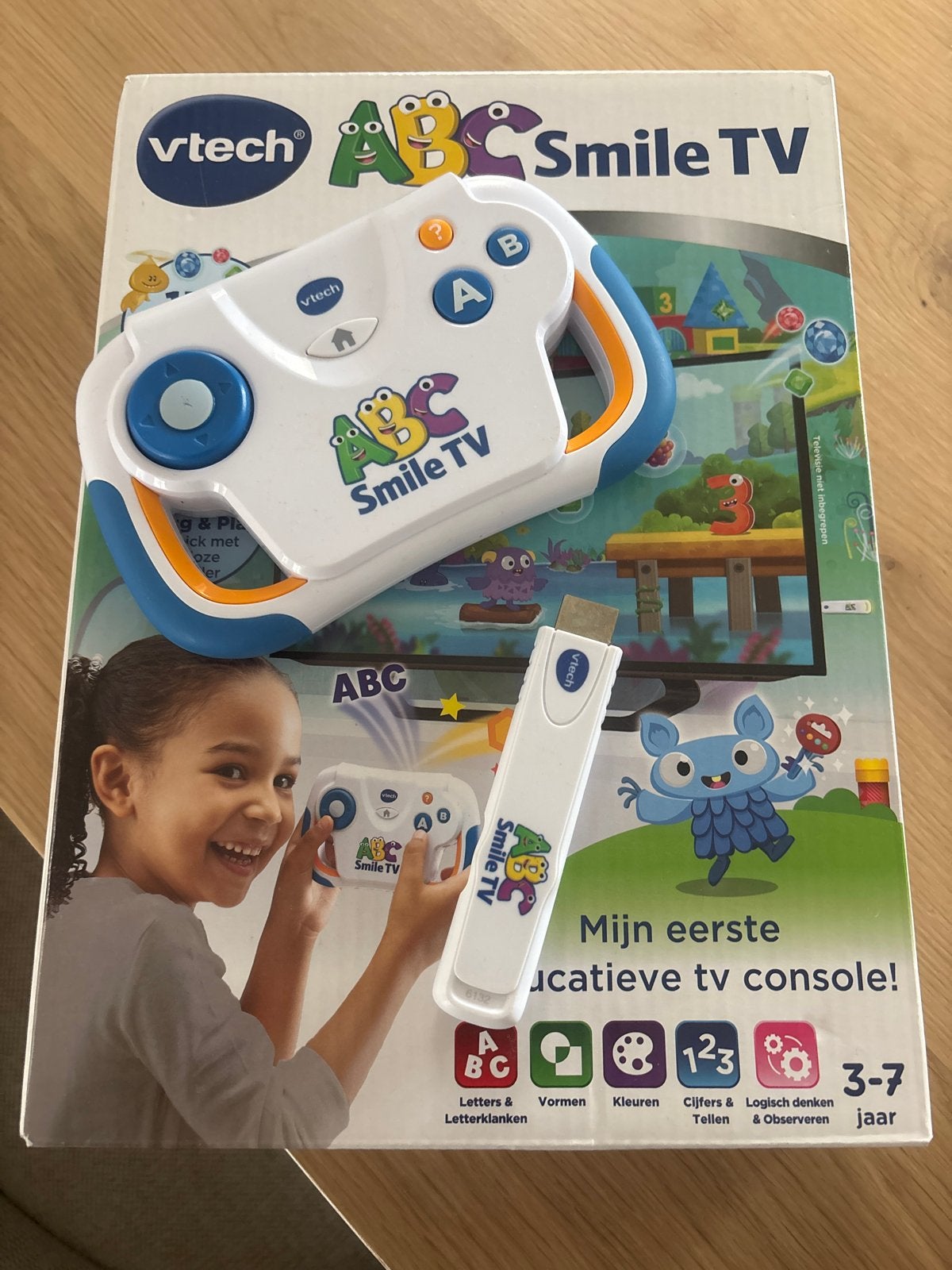 VTech ABC Smile TV Educatieve Console (3-7 jaar), Kinderen en Baby's, Ophalen of Verzenden, Gebruikt, Taal en Lezen