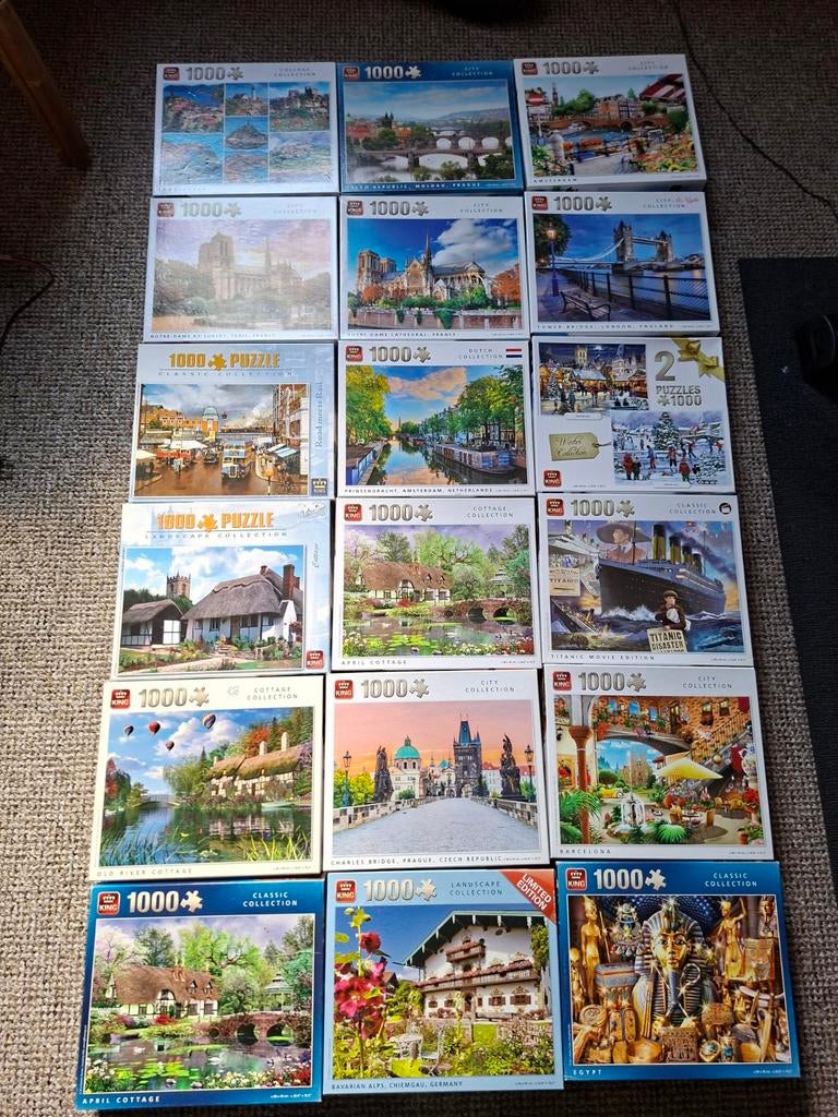 Puzzel opruiming, Ophalen, Zo goed als nieuw