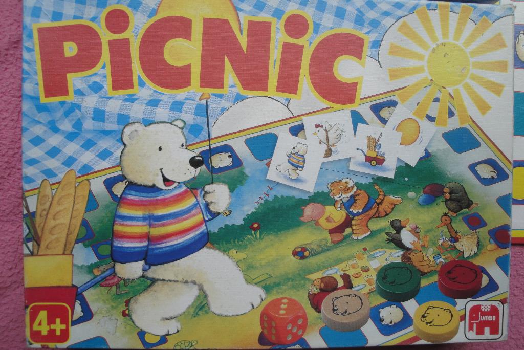 PICNIC  BORDSPEL VAN JUMBO  voor 1 tot 4 spelers 3,95euro., Een of twee spelers, Ophalen of Verzenden, Zo goed als nieuw