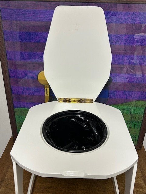 nooit gebruikt uniek inklapbaar houten caravan/campertoilet, Ophalen of Verzenden, Nieuw