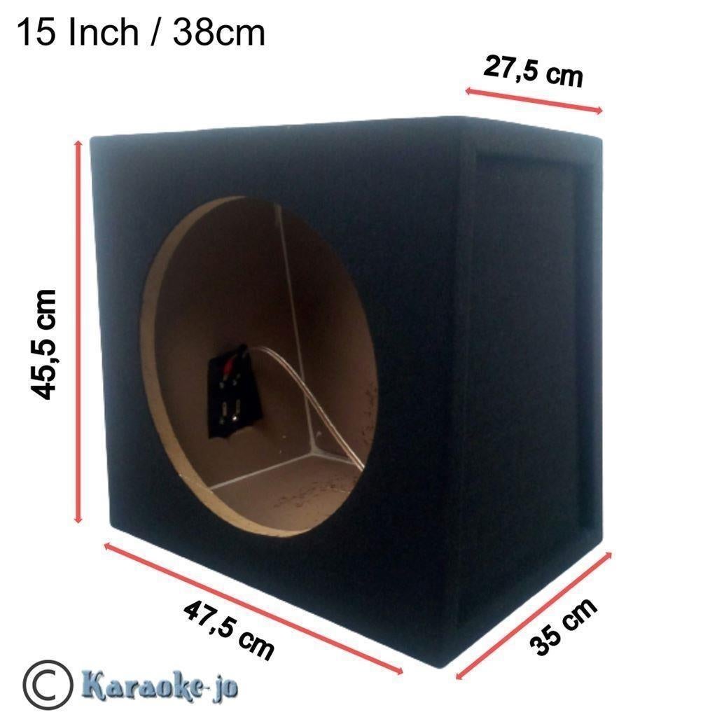 Subwoofer behuizing 15 Inch 38 Cm 47 Liter, Auto diversen, Auto-accessoires, Nieuw, Ophalen of Verzenden