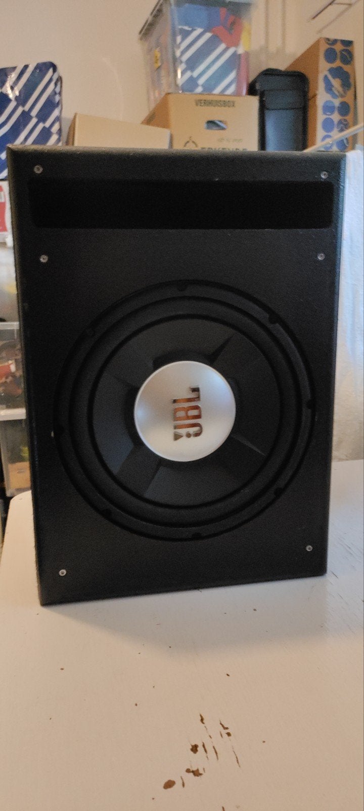JBL Subwoofer - Krachtige bas voor uw geluidssysteem, Gebruikt, Geschikt voor surround/home cinema, Ophalen, 150 watt of meer