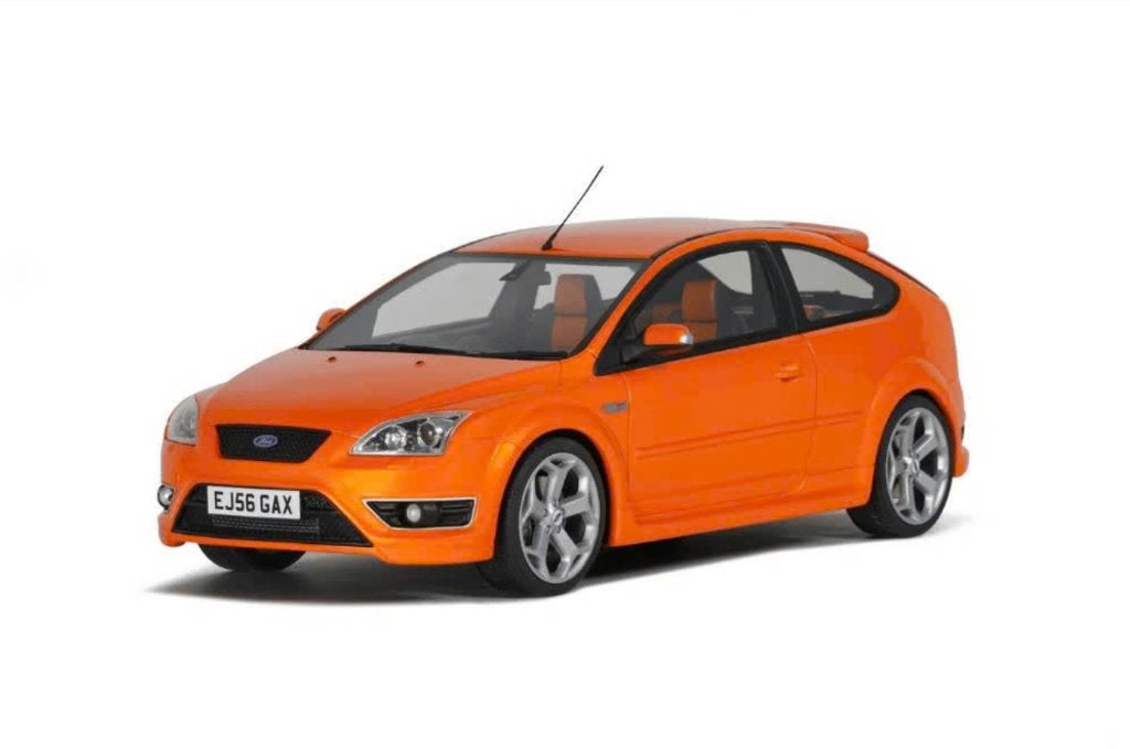 Ford Focus MK 2 ST 2.5 2006 oranje 1/18 OTTO MOBILE OT1078, Ophalen of Verzenden, Nieuw, Auto, OttOMobile