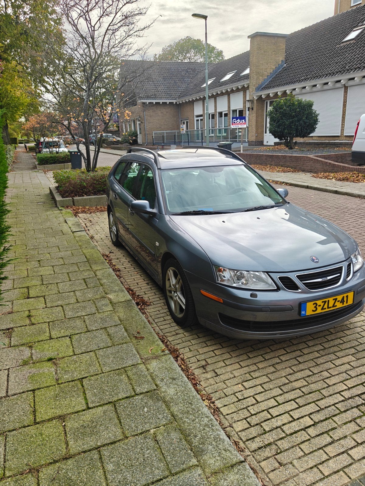 Saab 2007 Grijs, Voorwielaandrijving, 1998 cc, 4 cilinders, Leder