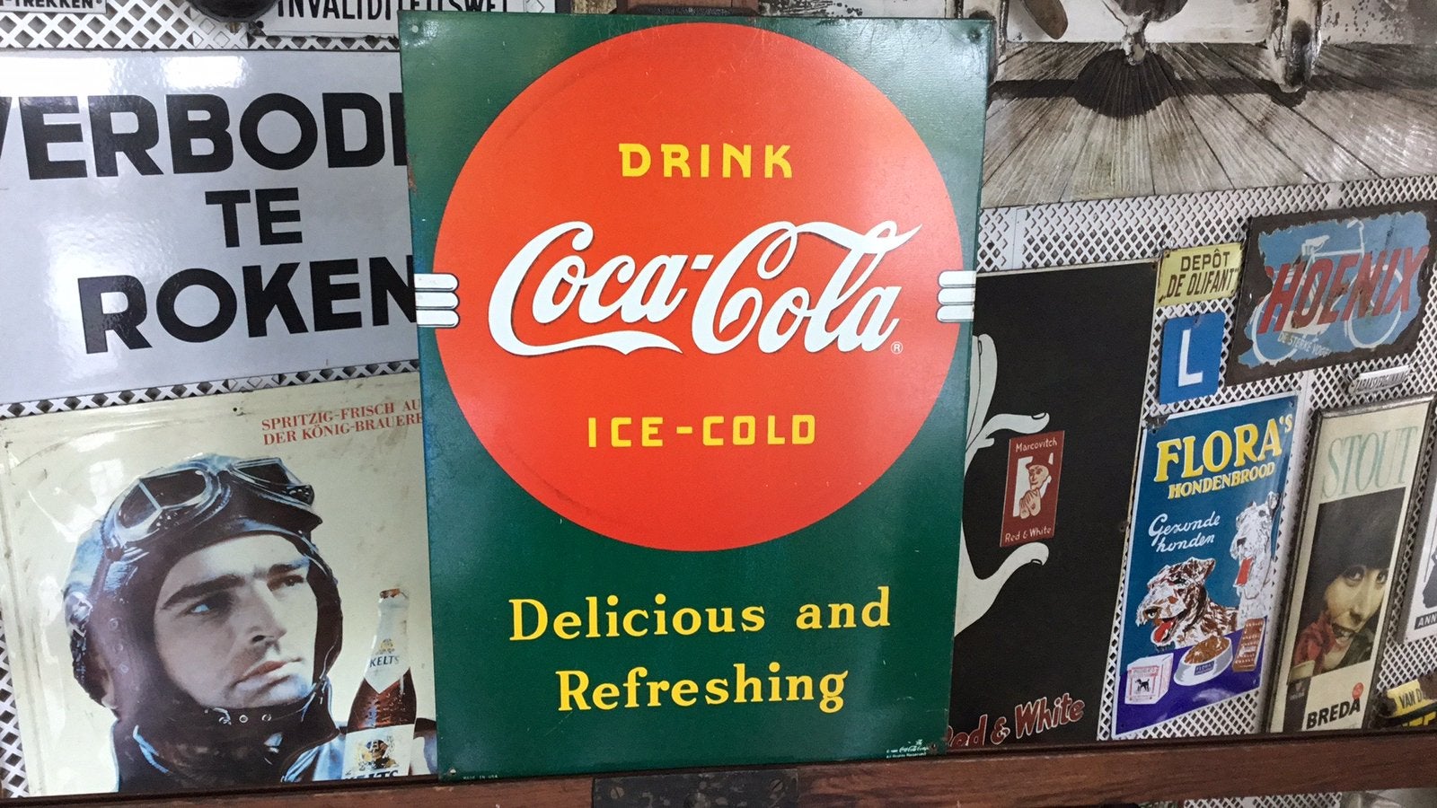 Coca - Cola bord., Ophalen of Verzenden, Reclamebord