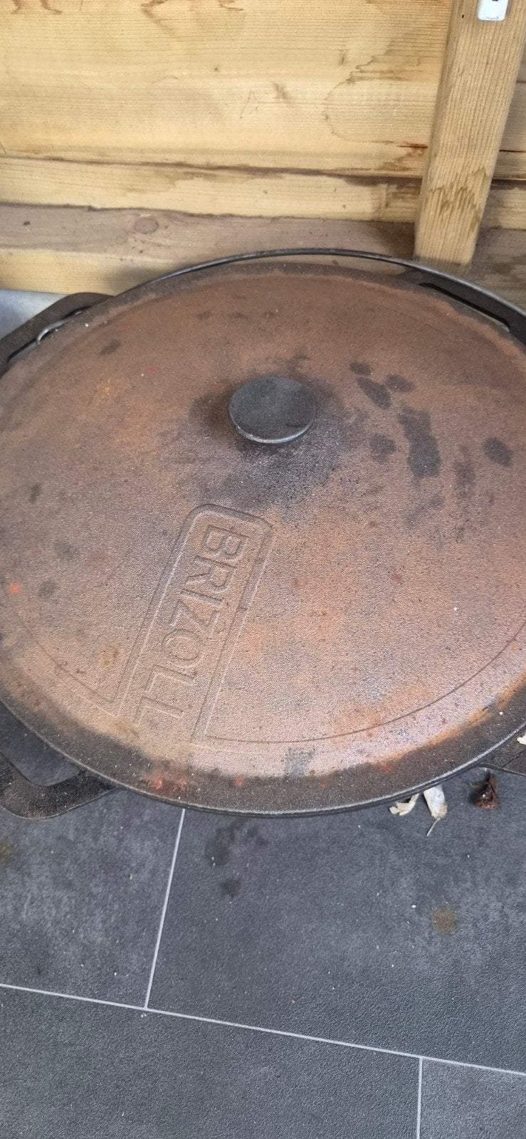 Gietijzeren pan 12L, Minder dan 75 liter, Ophalen, Gebruikt, Metaal