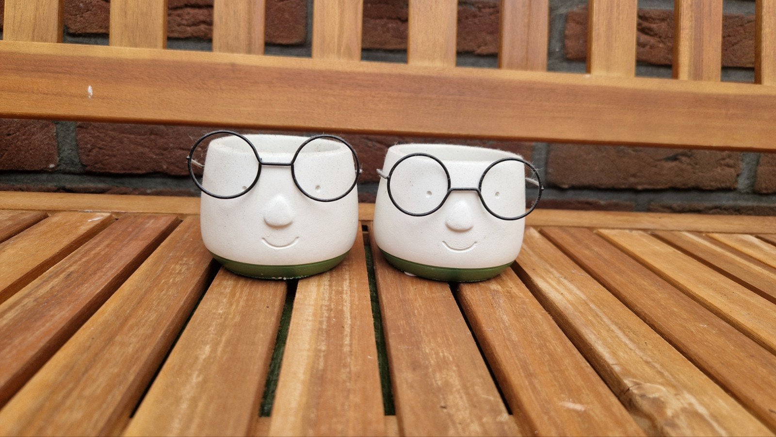 Leuke plantenpotjes en decoratie voor Pasen, Ophalen, Gebruikt, Wit, Modern