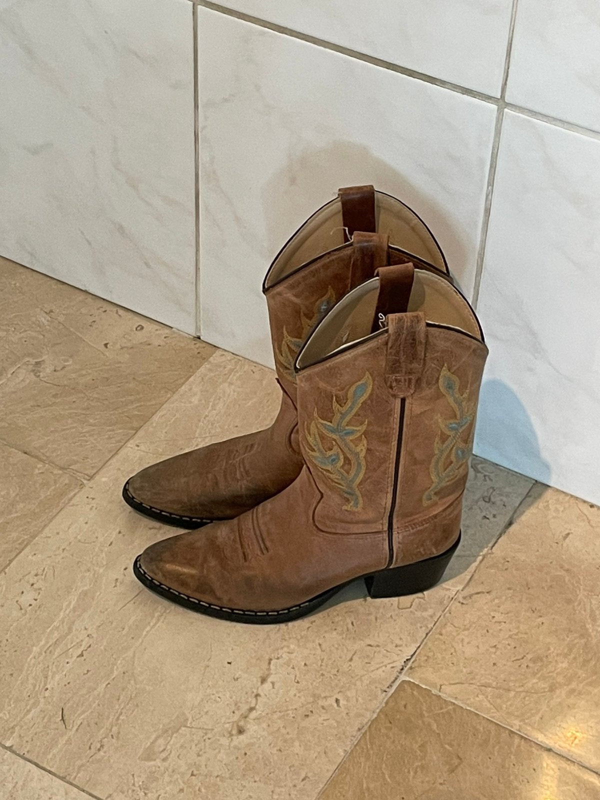 Cowboylaarzen maat 34, Kinderen en Baby's, Ophalen, Zo goed als nieuw, Meisje, Overige typen
