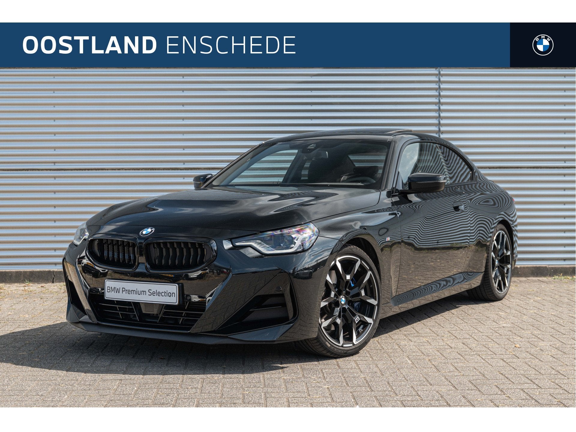 BMW 2 Serie Coupe 218i M Sport Automaat / Schuif-kanteldak /, Auto's, Automaat, Met garantie (alle), Zwart, Origineel Nederlands