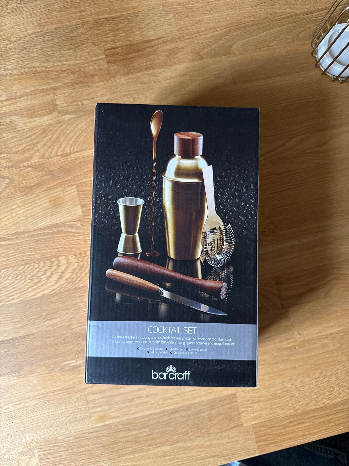 BarCraft Cocktail Set - Nieuw in verpakking, Overige typen, Goud, Nieuw, Ophalen of Verzenden