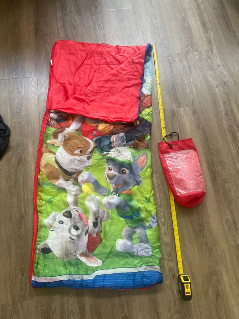 Leuke Paw Patrol slaapzak, Caravans en Kamperen, Slaapzakken, Ophalen, Zo goed als nieuw