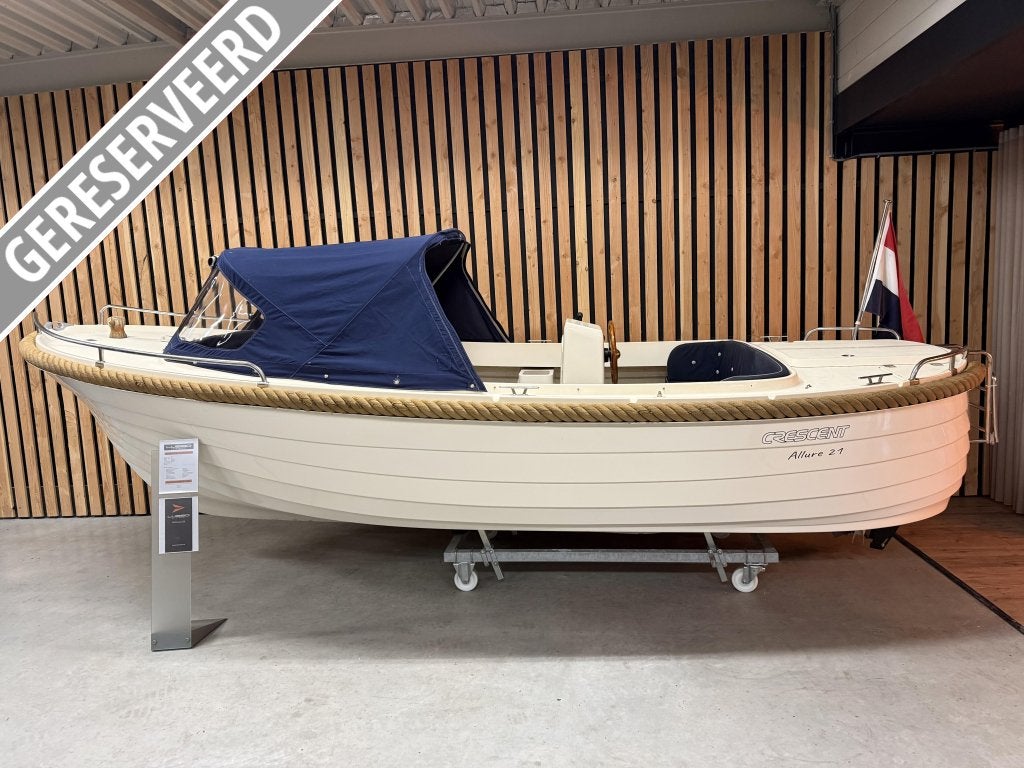 CRESCENT ALLURE 21 'YAMAHA 9.9PK High Trust' Bj05 ZieFoto's!