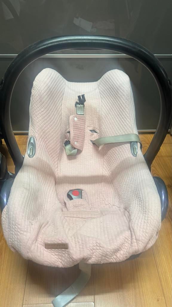 Oud model autostoel met Little Dutch hoes, Overige merken, Ophalen of Verzenden, 0 t/m 13 kg, Gebruikt