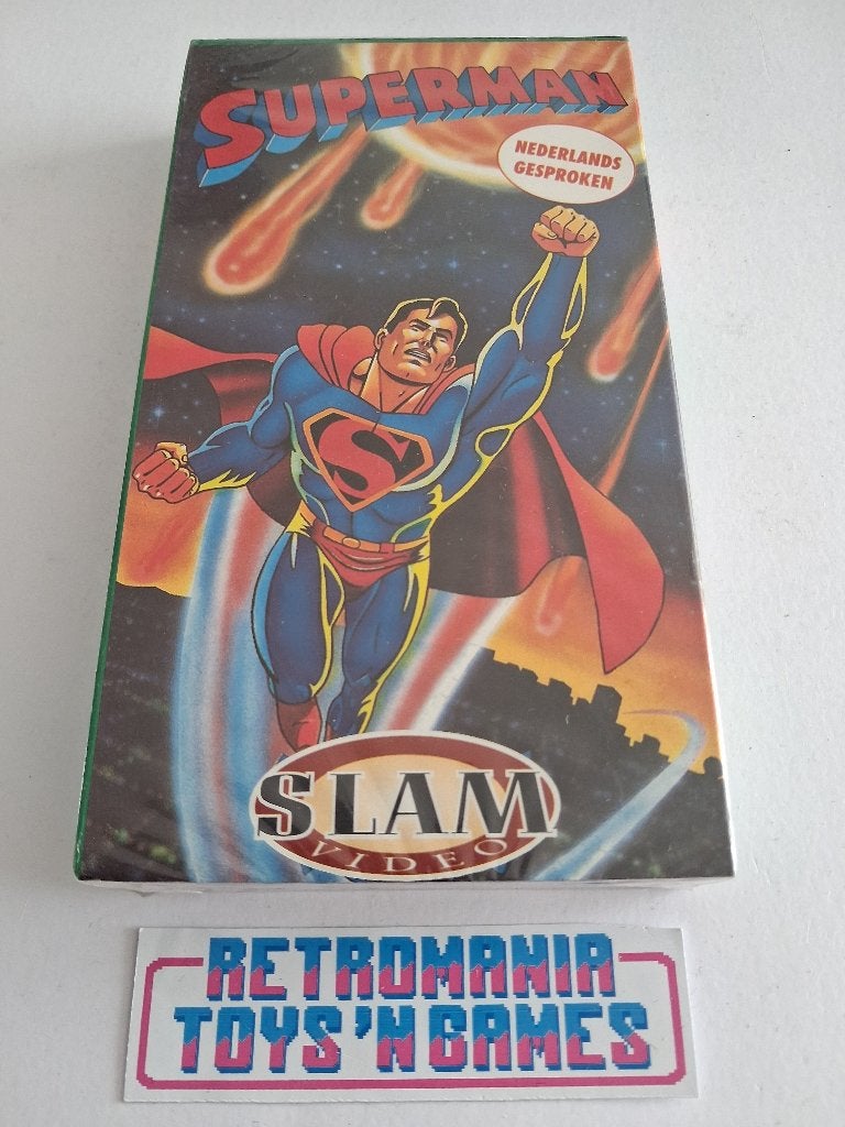 vhs animatie - superman cartoon tv-serie (nieuw in seal), Alle leeftijden, Verzenden, Gebruikt, Actie en Avontuur