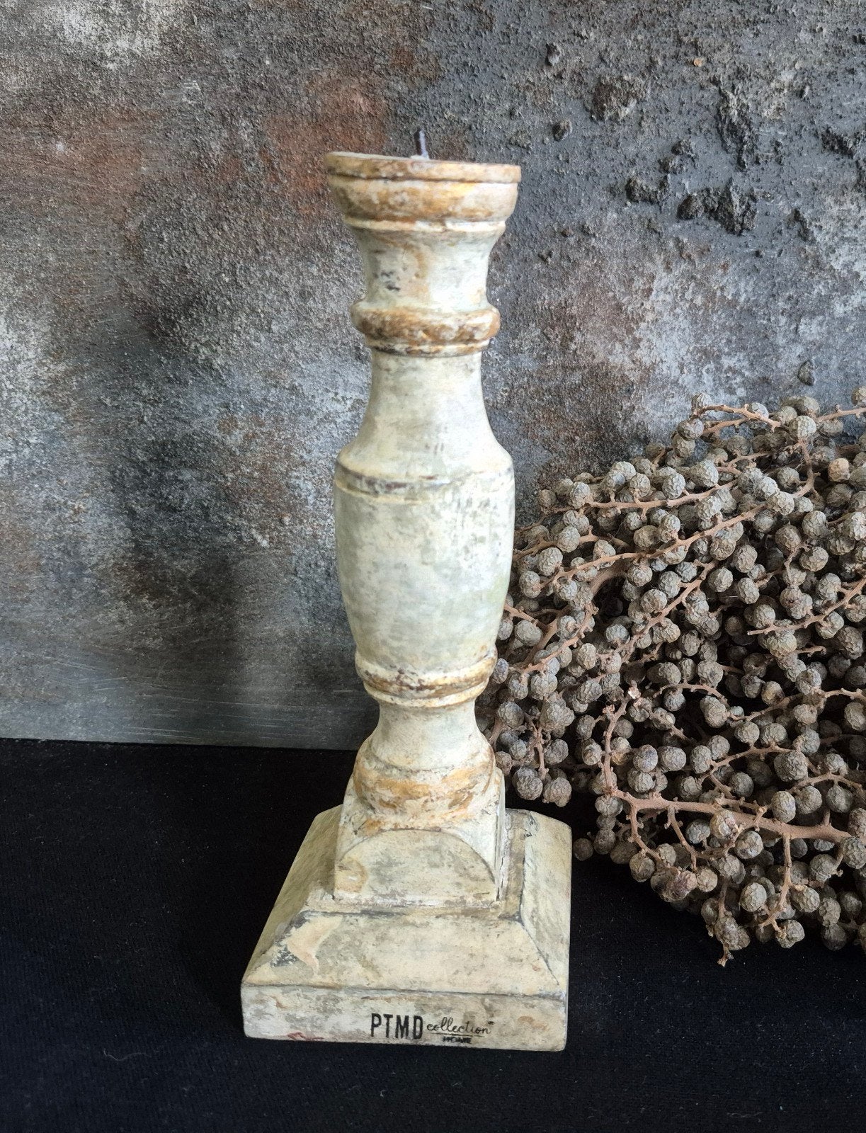 Kaarsenstandaard old look, Ophalen of Verzenden, PTMD