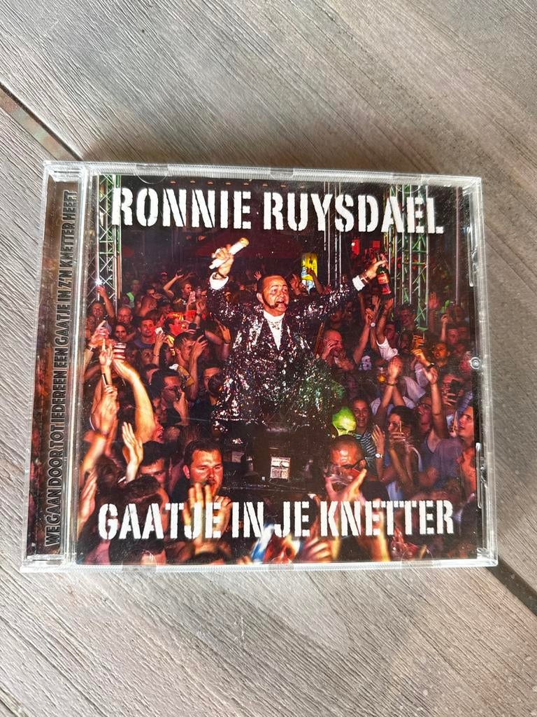 Ronnie Ruysdael - Gaatje in je Knetter CD, Ophalen of Verzenden, Zo goed als nieuw, Levenslied of Smartlap