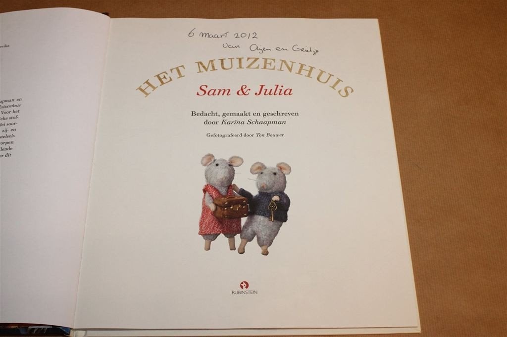 Het Muizenhuis Sam & Julia — Prentenboek vol Avonturen, Ophalen of Verzenden, Gelezen